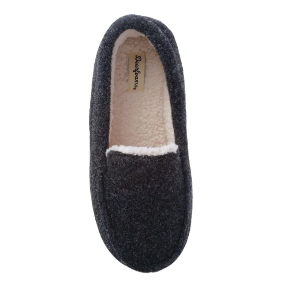 NEW DEARFOAMS Kids' Amari Faux Fur Loafer Size 2/3